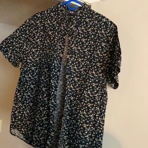 Men’s floral button down